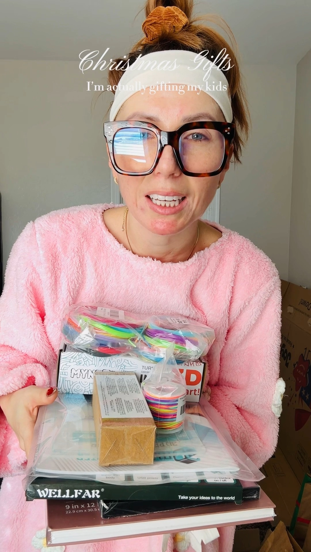 Christmas gifts for my 12 year old son:
•24” boys bike with pegs 
•matte black bike helmet 
•sketch book
•double sided acrylic marker set 
•tracing light pad 
•color mechanical pencils 24 pack
•3D pen
•3D pen stencil book and mat
•3D pen colorful filament pack 
•colorful elastic string for bracelet making 

#LTKKids #LTKHoliday #LTKGiftGuide