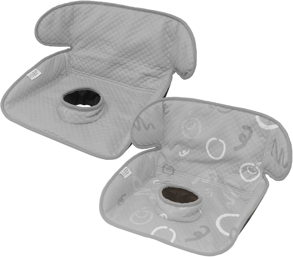 Grey Piddle Pad 2-Pack – Waterproof Car Seat & Stroller Protector for Potty Training Toddlers &... | Amazon (US)