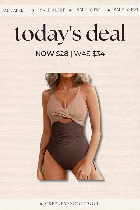 Amazon deal - ruched tummy control swimsuit ❤️
Resort, vacation, swimsuit, sun, one piece, summer, spring 

#LTKsalealert #LTKtravel #LTKswim