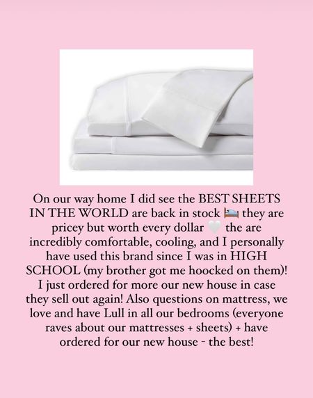 Our favorite sheets are back in stock - I love the white ones & have king bed/use size king/cali king!

Available on Amazon!

#LTKfamily #LTKGiftGuide #LTKhome