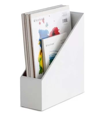 Wheeler Simple Structure Magazine File Rebrilliant Color: White | Wayfair North America
