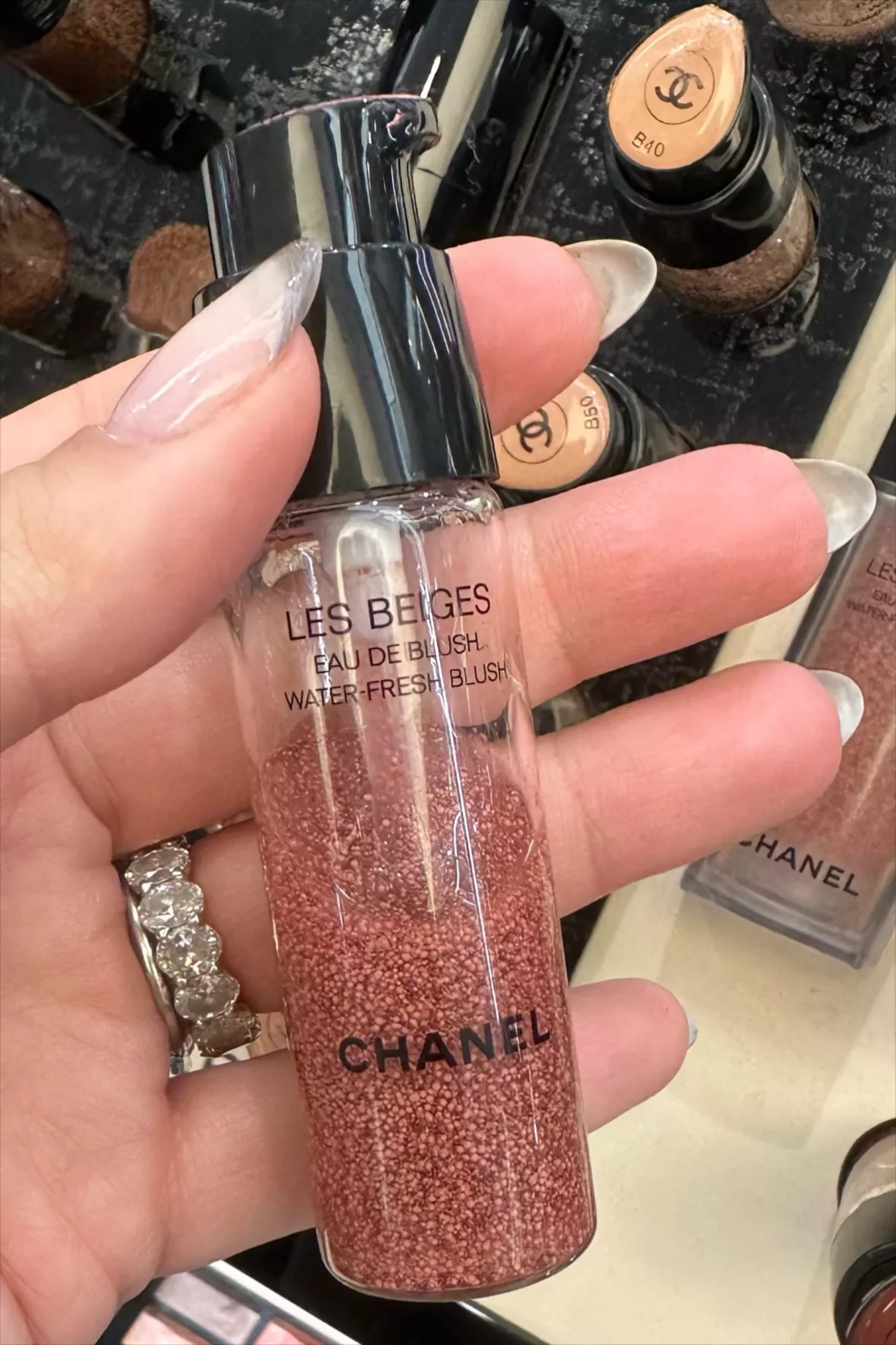 Chanel Water-Fresh Blush Swatches (x5)
