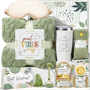 Self Care Gifts for Women Get Well Soon Gifts Basket, Birthday Gifts for Women Care Package Relax... | Amazon (US)
