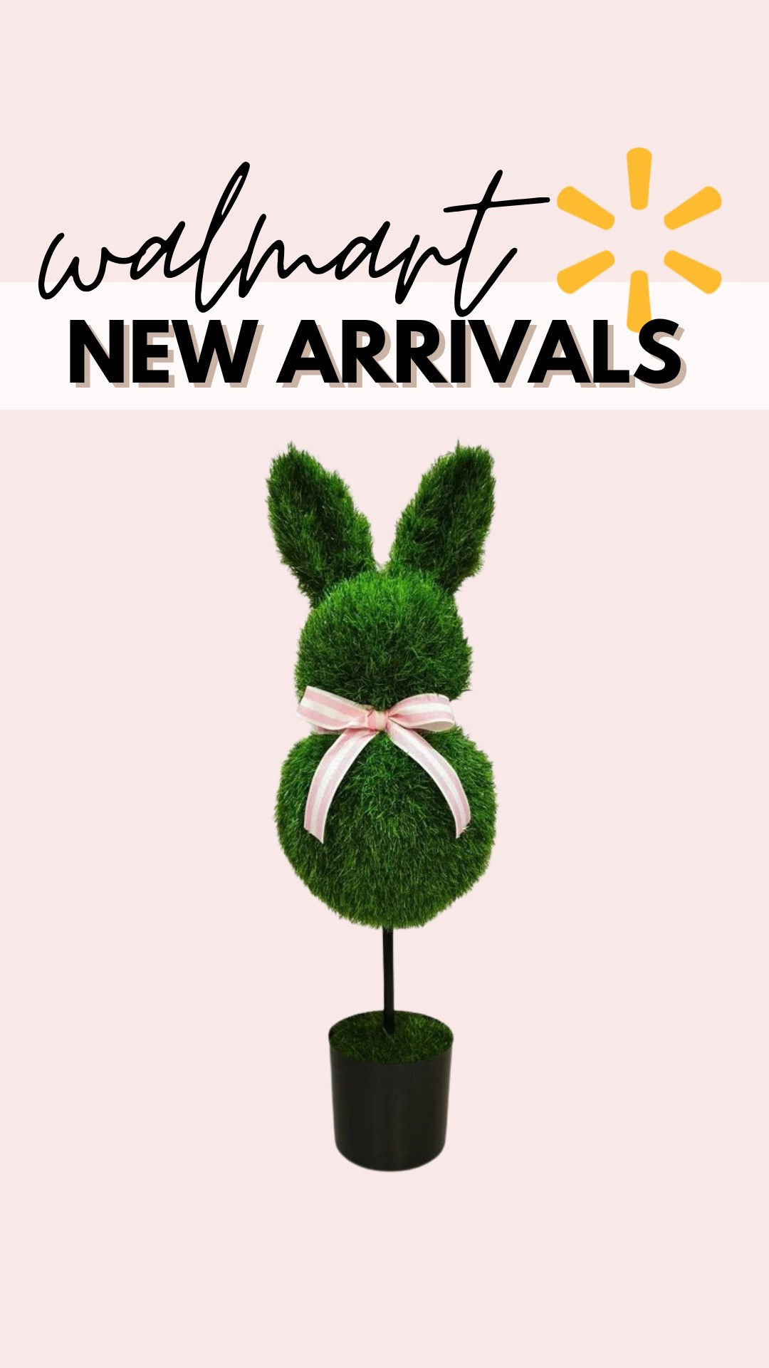 Walmart new home decor
Bunny topiary
Easter decor 

#LTKSeasonal #LTKHome