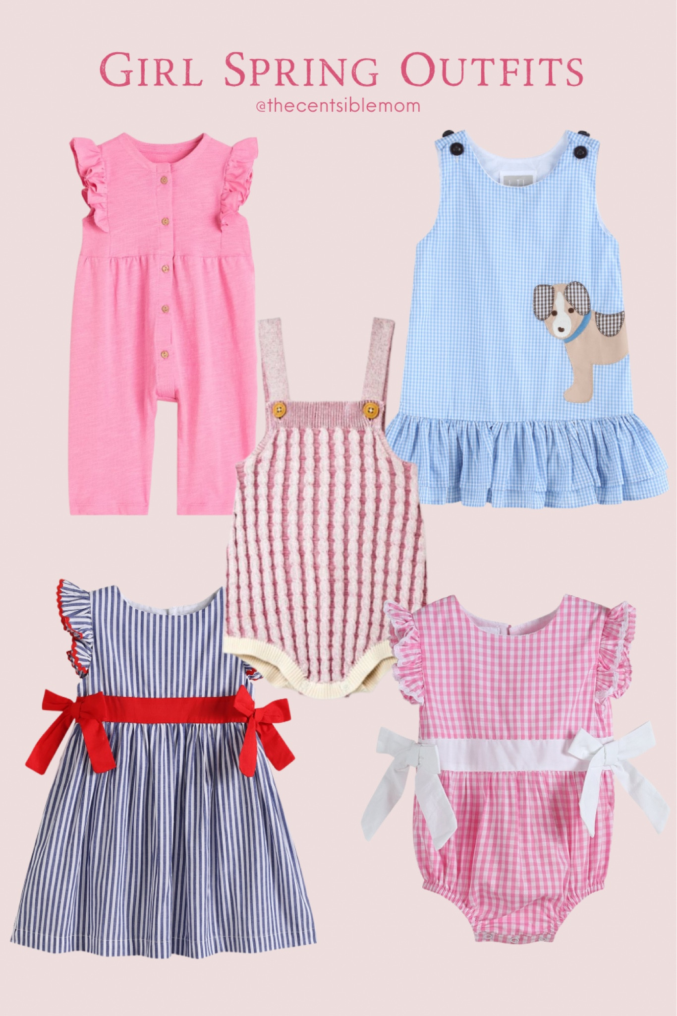 So many cute outfits for spring. Girls spring outfits. Baby girl spring dresses. Toddler spring dresses. Baby girl romper. Toddler girl romper. Baby gingham dress. Baby gingham romper. Cute dresses for little girls. Dog dress. Easter outfits for little girls. Seersucker dresses. Seersucker rompers for little girls. Baby seersucker outfits. Preppy girls outfits. Preppy baby girls. Blue toddler dresses. Pink toddler dresses. 

#LTKkids #LTKSeasonal #LTKbaby