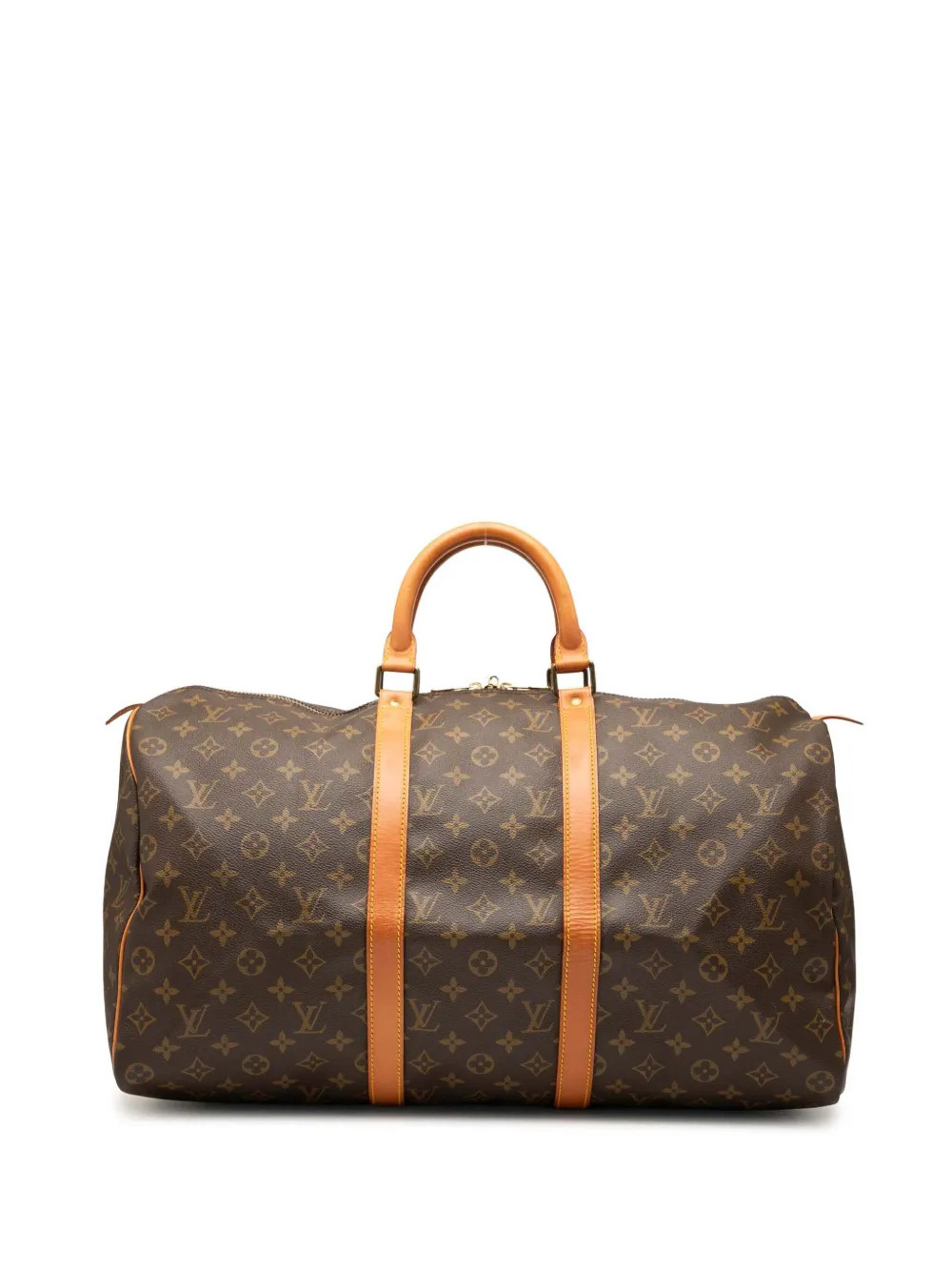 Louis Vuitton Pre-Owned 1980-2020 Monogram Keepall 50 Travel Bag | Brown | FARFETCH | Farfetch Global
