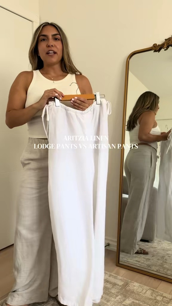 Breaking down the main differences between @Aritzia linen lodge pants and linen artisan pants

#LTKsummer #LTKcanada #LTKstyletip