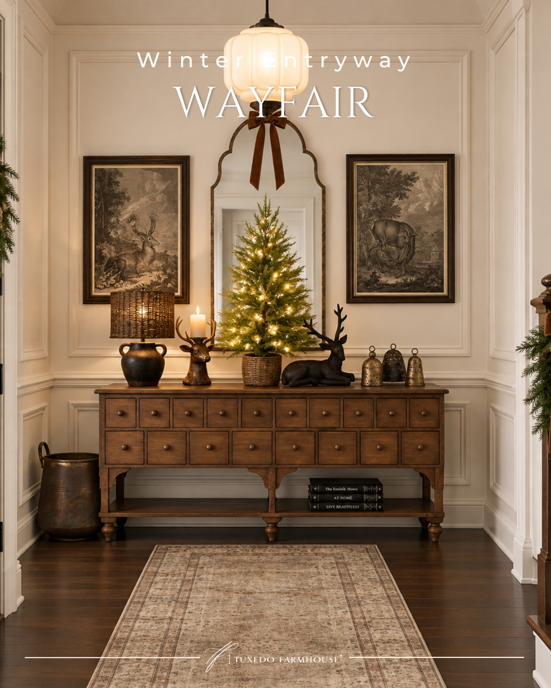 Winter entryway favorites that make the season feel warm and welcoming. 🤎 I love the mix of rich wood tones, vintage-inspired artwork, cozy lighting, greenery and charming little accents. So many beautiful Wayfair finds for creating an entry that feels collected and timeless!

#LTKHome #LTKSeasonal #LTKStyleTip #WayfairFinds #WinterDecor #EntrywayDecor #TraditionalHome #CozyHome 

 #LTKSeasonal #LTKHome #LTKSaleAlert