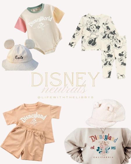 Disney neutral outfits for toddlers. 

#LTKkids #LTKbaby #LTKfindsunder50