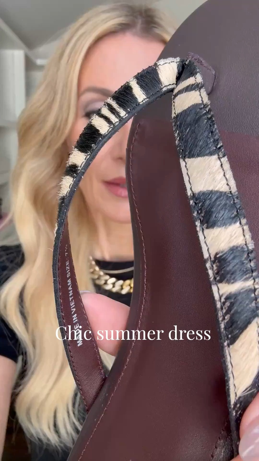 The perfect summer t-shirt dress — soft, stretchy, and so comfortable for casual brunch, errands, or vacation days 🖤 Love this black midi dress styled with chic zebra print flip-flops for an easy summer outfit. Wearing an XS. #TShirtDress #SummerStyle 

#LTKOver40#LTKSeasonal#LTKOver40 

 

#LTKootd