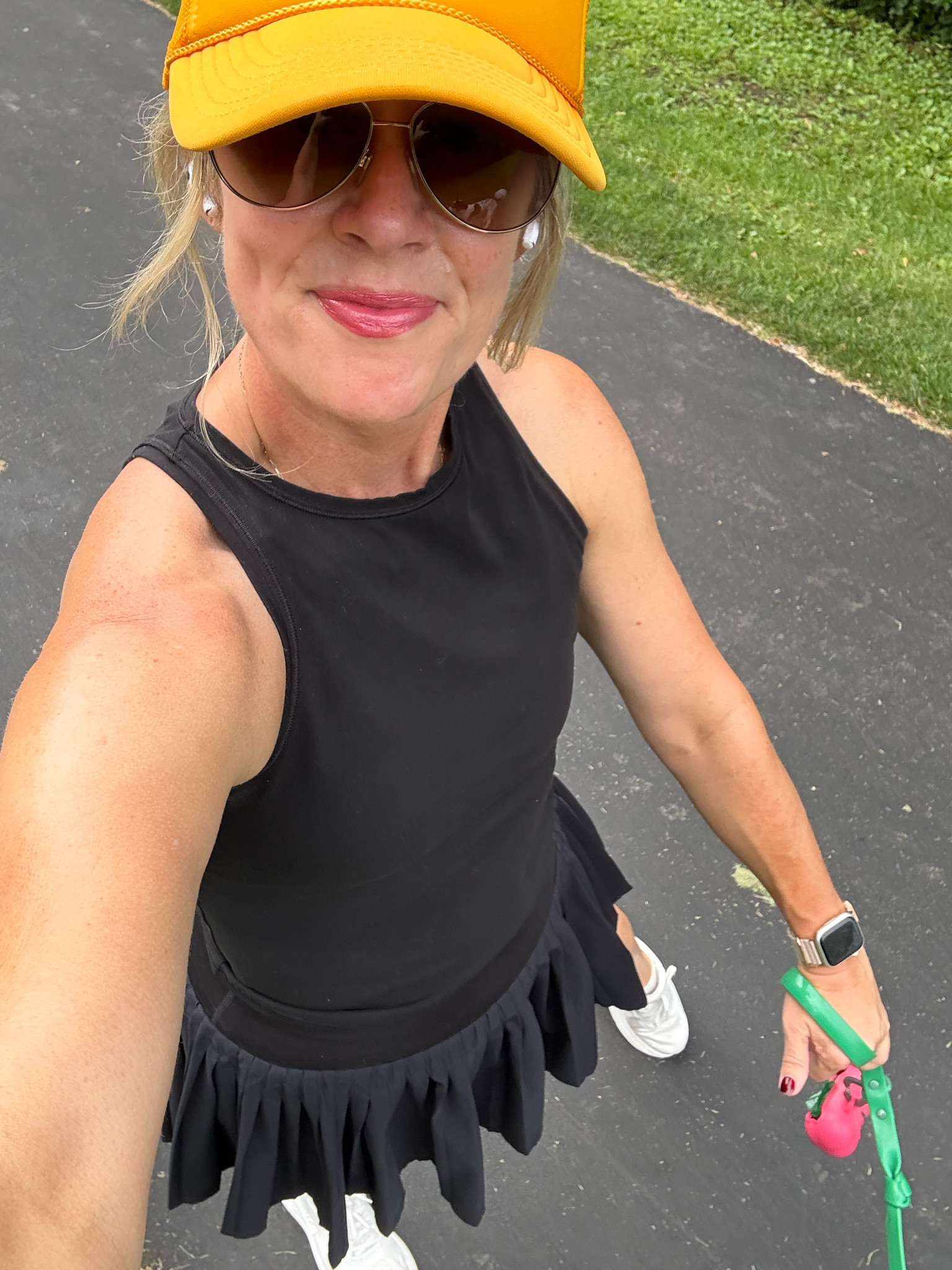 This workout outfit is AMMAAZING… The black pleated skirt has built in SPF and is SUPER comfy! 🤯

#LTKActive #LTKStyleTip #LTKShoeCrush