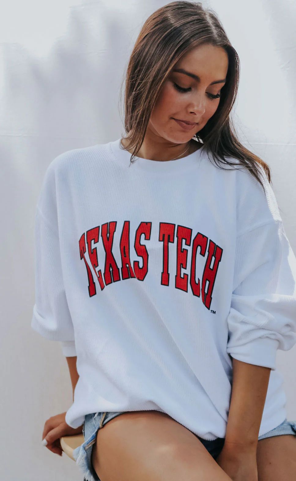 charlie southern: texas tech corded sweatshirt | RIFFRAFF