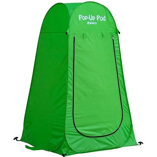 GigaTent 1-Person Pop Up Privacy Tent for Camping Changing Room, Portable Shower Station (Green) | Walmart (US)