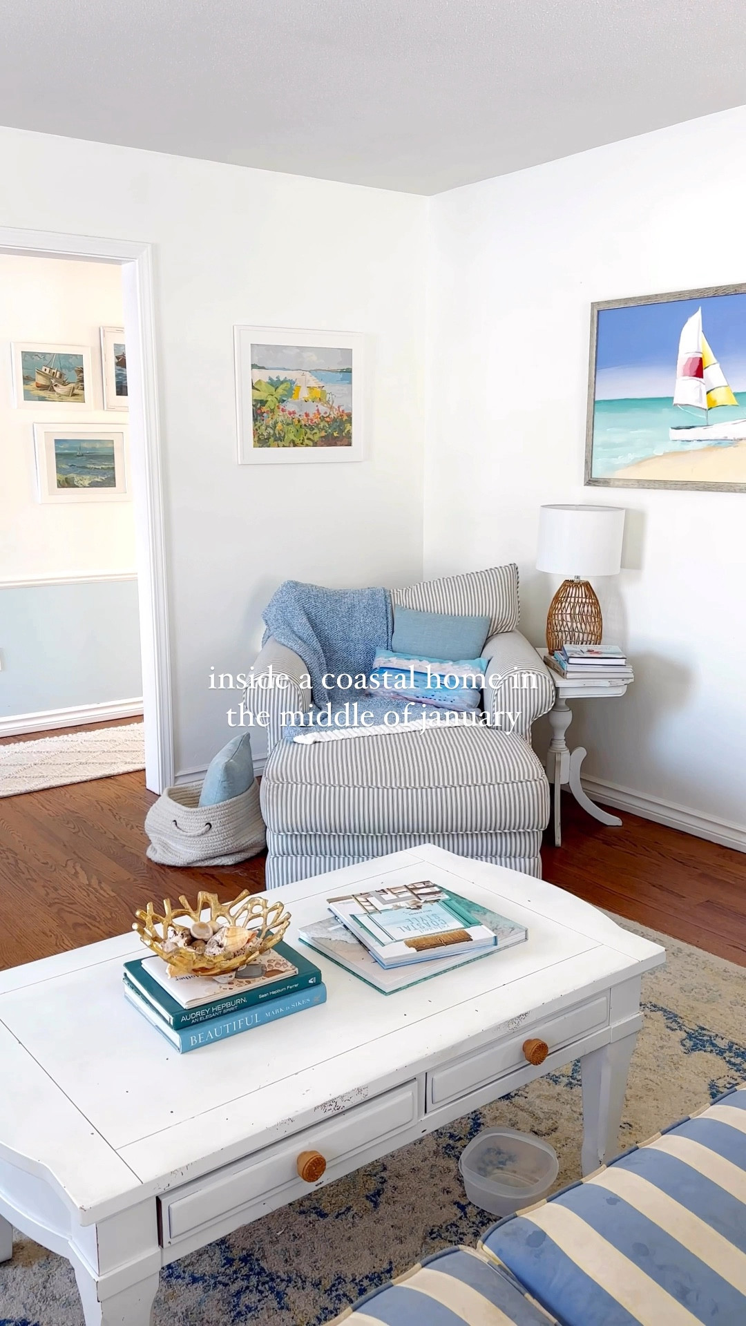 Looks about the same as the summer, only there’s snow outside and our pup is a wee bit fluffier 😆



Coastal home, coastal interiors, coastal decor, blue and white home, grand millennial home, home decor, interiors, coastal living, coastal art, rattan, light fixtures 


#LTKHome #LTKFindsUnder100