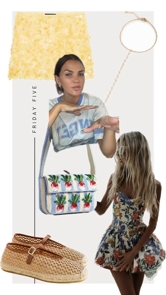 Friday Five: 6-6-25

1. Beaded Anthropologie Fiona Bag 
2. J.Crew espadrilles 
3. Zara sequin skirt 
4. Show Me Your Mumu floral dress 
5. Electric Picks Handchain - code: WildOne20



#LTKShoeCrush #LTKStyleTip #LTKItBag