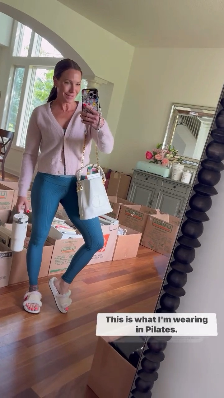 Pilates ootd! Lululemon everything & golden goose fuzzy slides 

Workout ootd, casual ootd 

#LTKStyleTip #LTKActive #LTKOver40