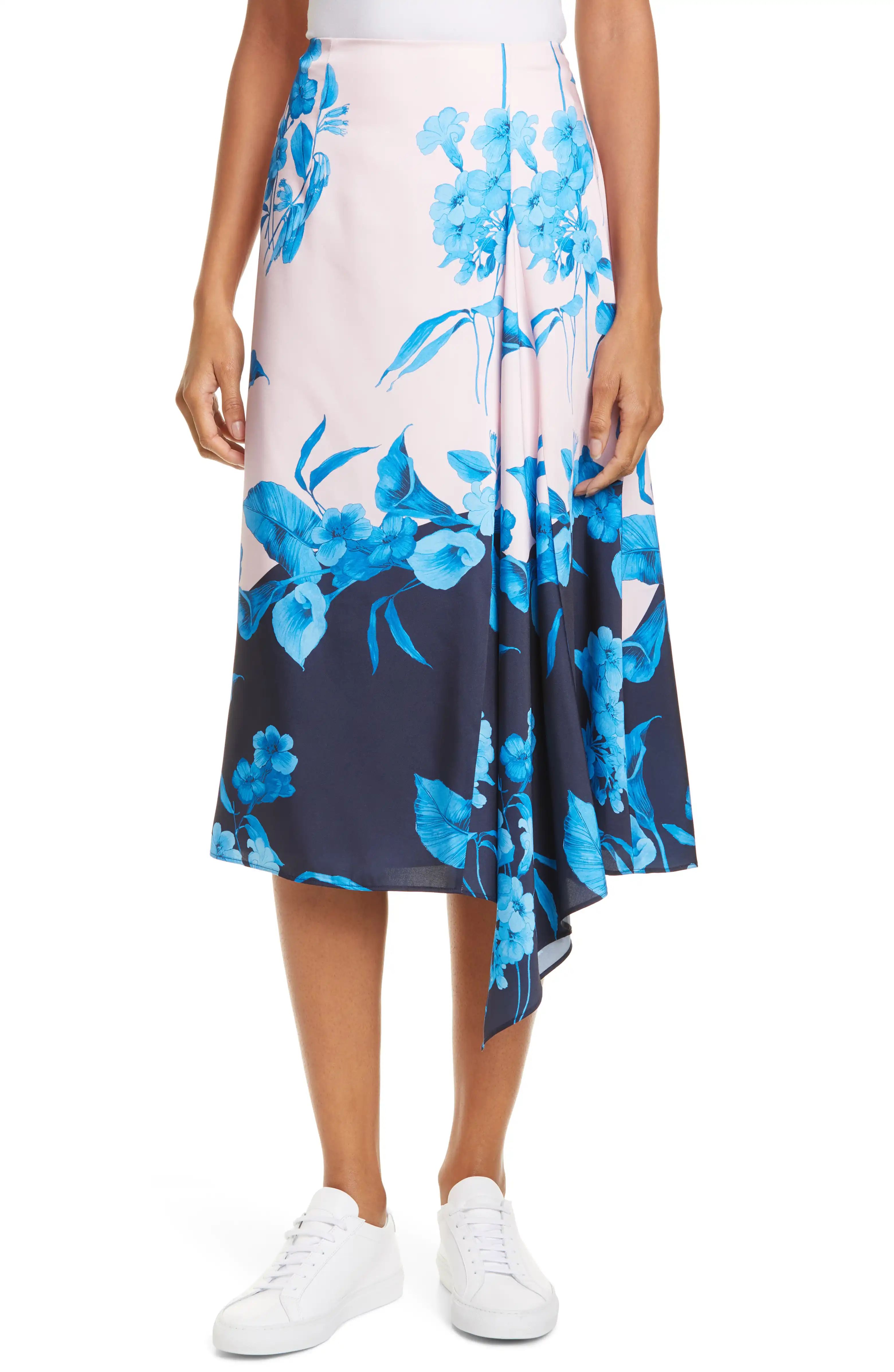 Nemea Fantasia Floral Asymmetrical Skirt | Nordstrom