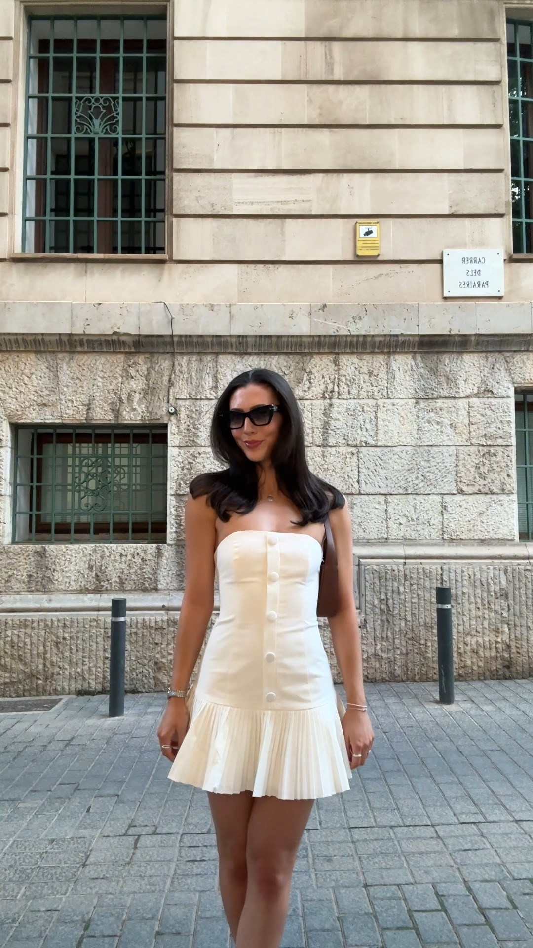 Palma outfit, Mallorca outfit, white dress, mini dress, holiday outfit inspo, Tom Ford, Odd Muse, Charles & Keith, brown shoulder bag, summer outfit 

Dress is Odd Muse London

#LTKtravel #LTKsummer #LTKeurope