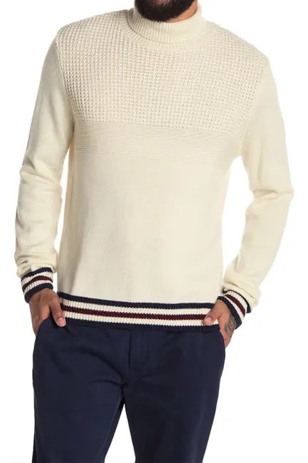Ben Sherman | Turtleneck Striped Pullover Sweater | HauteLook | Hautelook