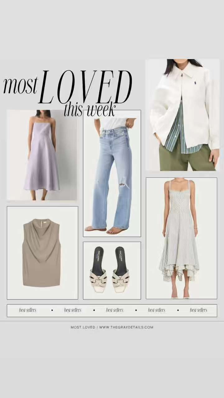 So excited to share a roundup of most loved favorites this week. From spring dresses, flattering jeans, chic sandals, and more. 

 #LTKgrwm #LTKootd #LTKWorkwear