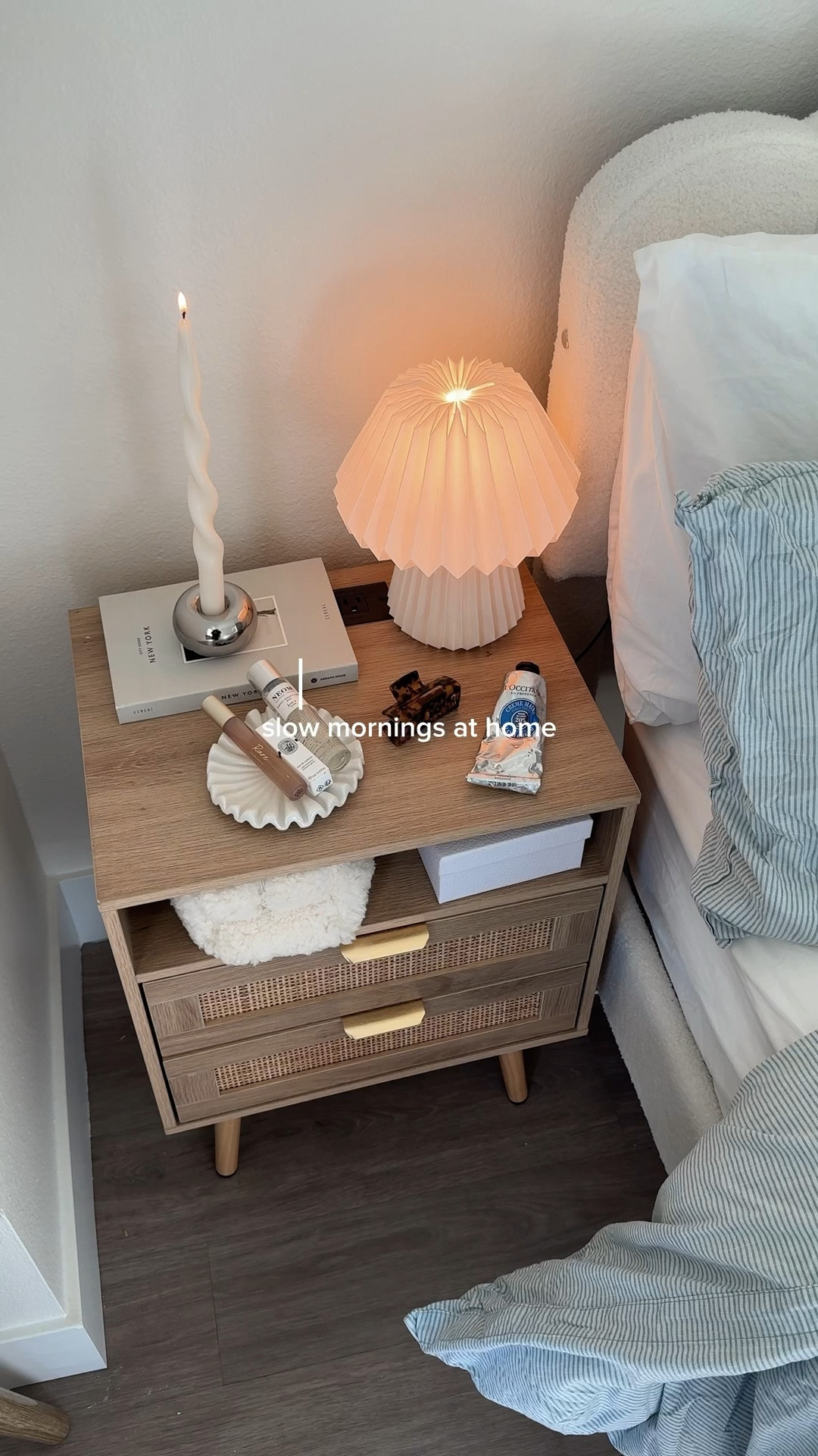 Slow quiet morning at home before I start my day. I made my bed, did my skincare in the comfiest bath robe, made matcha and did some journaling. 

#LTKHome #LTKselfcare #LTKmorningroutine