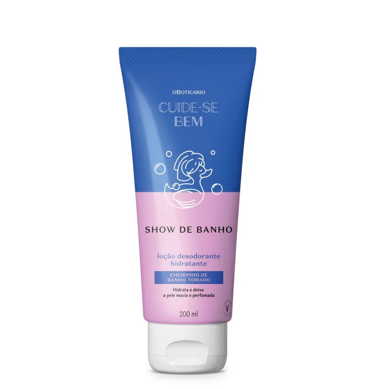 Loção Desodorante Hidratante Corporal Cuide-se Bem Show de Banho 200ml | O Boticário | oBoticario (BR)