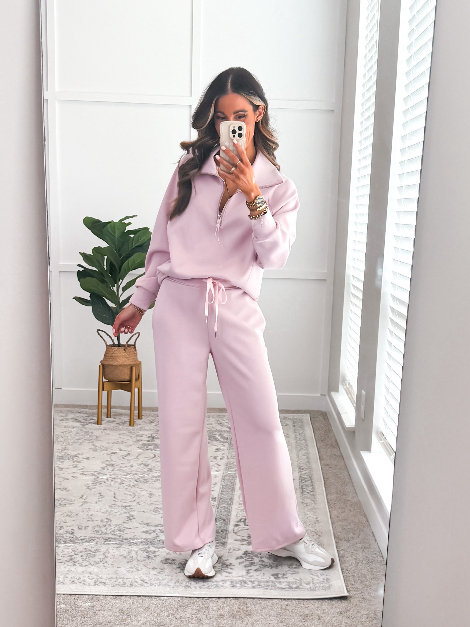 ✨These viral sets are SO COMFY!! Wear to lounge or dress up with a blazer or overcoat for the airport. 

✨I’m wearing my true to size, small.

#airportoutfit #traveloutfit #athlesiure 

#LTKtravel #LTKstyletip #LTKfitness