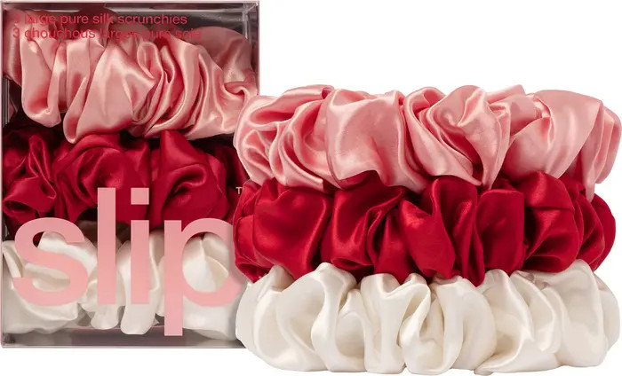 3-Pack Large Silk Scrunchies | Nordstrom