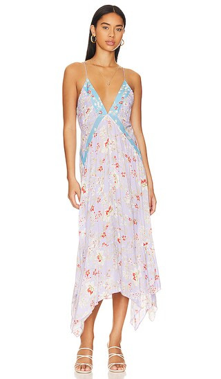 X Intimately FP There She Goes Printed Slip in Periwinkle | Revolve Clothing (Global)