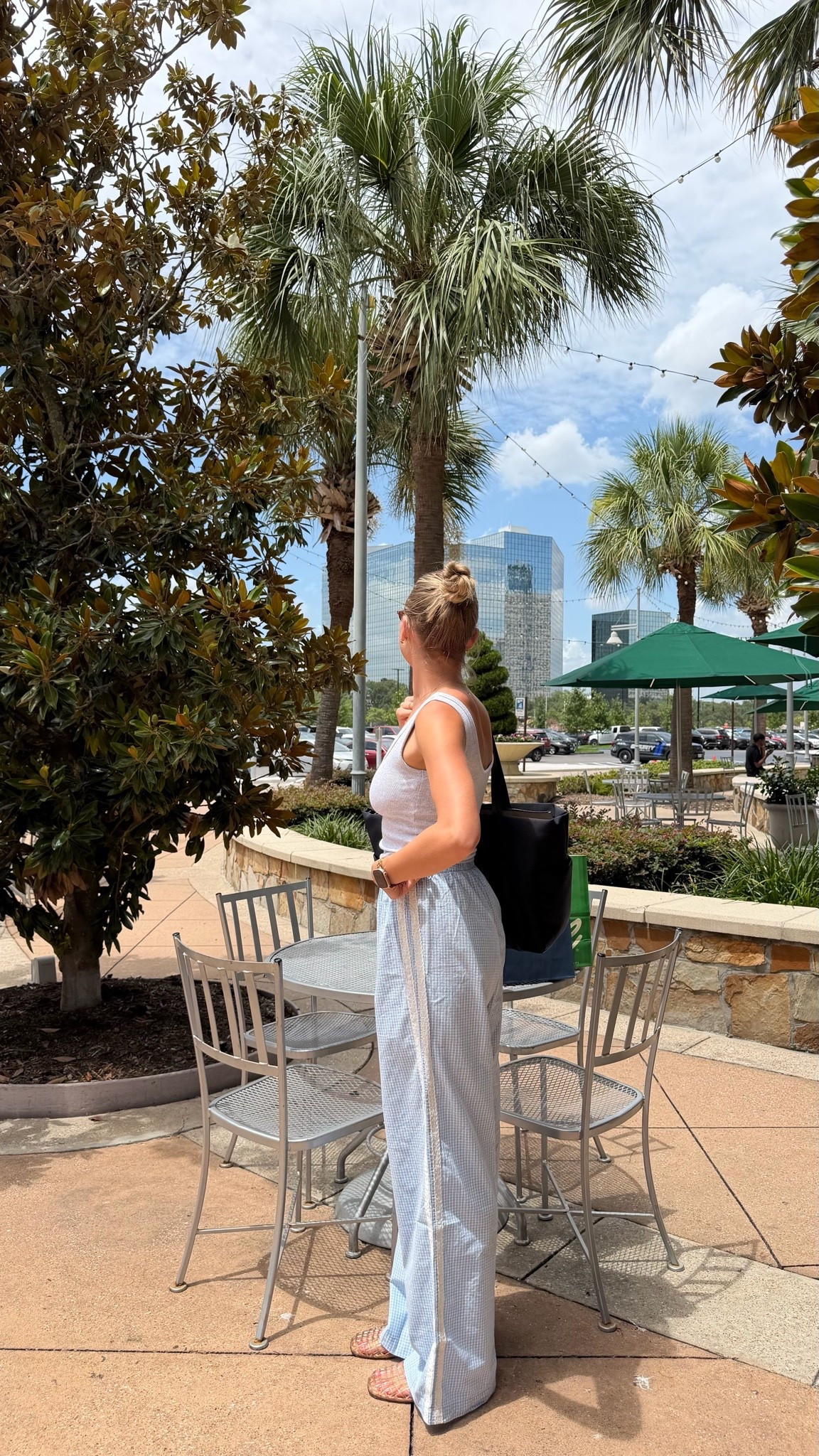 Shopping day OOTD! S in bra tank and XS long in boxer pants! They run big btw, size down! And the comfiest jelly flats!

#LTKootd #LTKmomlife #LTKdayinmylife