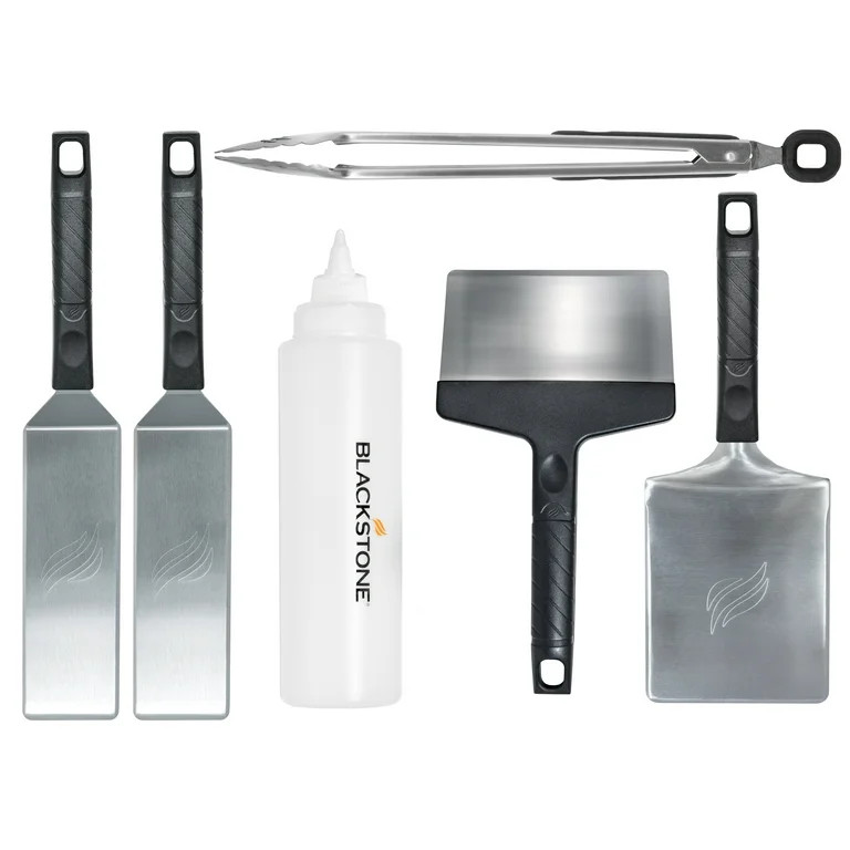 Blackstone Deluxe Stainless Steel 6-Piece Spatula Griddle Set | Walmart (US)