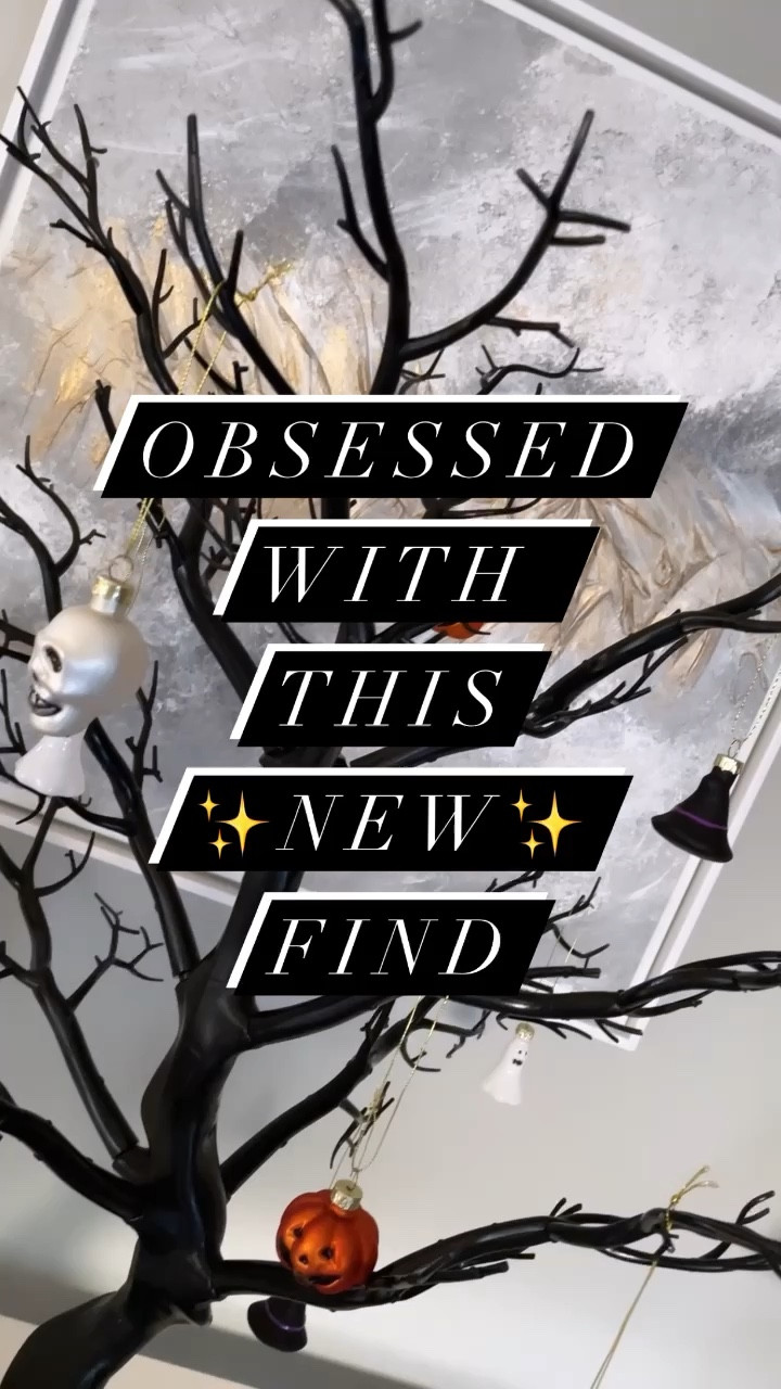 Completely obsessed with this new Halloween find! This tree is gorgeous, and the glass ornaments are so fun  

#LTKHoliday #LTKHalloween #LTKVideo