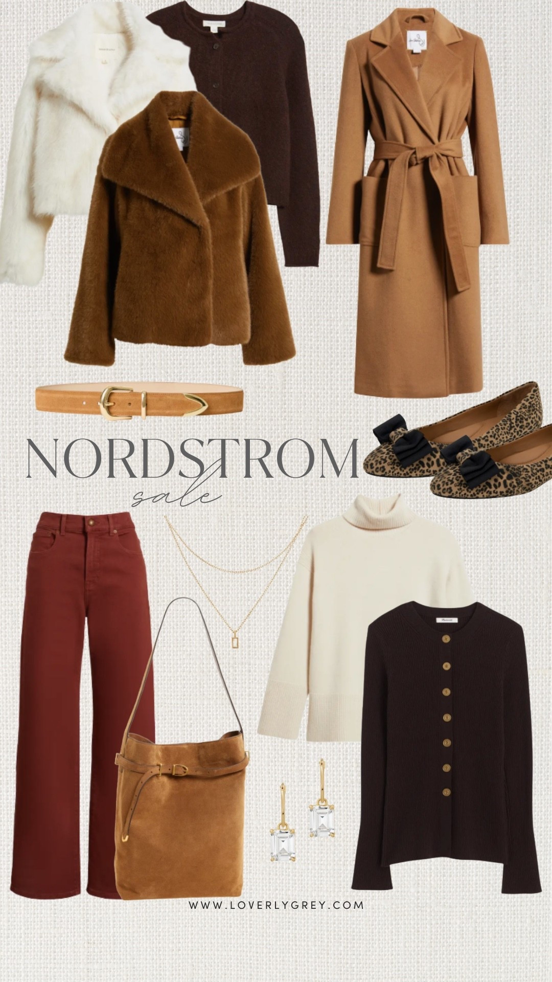 Nordstrom sale happening now! Great time to grab items like casual sweaters, faux fur coats, and everyday flats! I am also loving the suede purse and gold jewelry! 

#LTKFindsUnder100 #LTKSeasonal #LTKSaleAlert