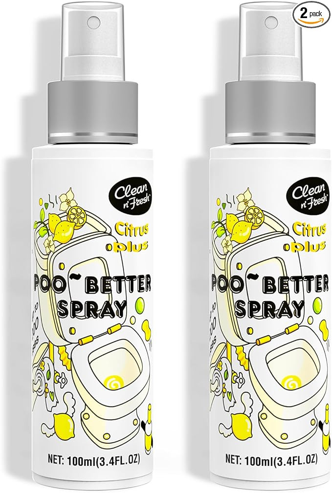 Clean-n-Fresh Toilet Spray, 6.8 Fl.oz Poo Spray | Up to 400+ Uses, 100% Natural Plant Essential O... | Amazon (US)