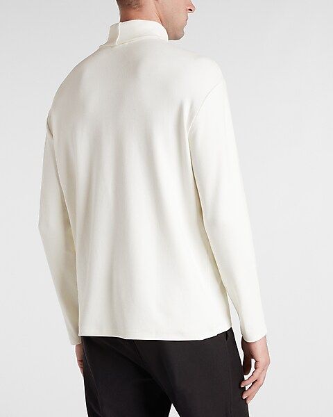 Solid Turtleneck T-shirt | Express