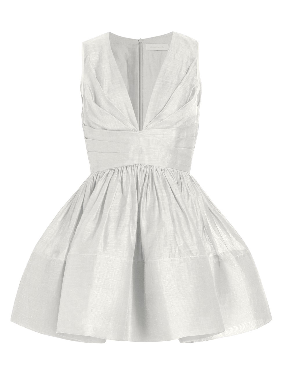 Women's Tama V-Neck Minidress - Ivory - Size 0 | Saks Fifth Avenue