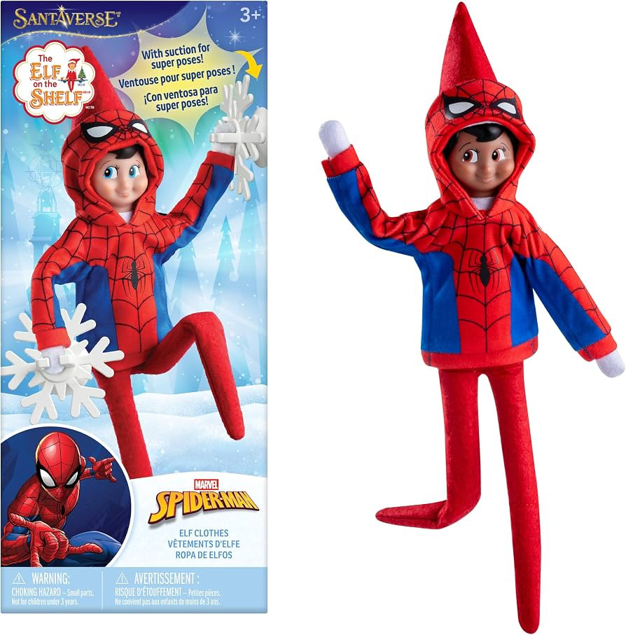 The Elf on the Shelf Marvel Spider-Man Web Hero Hoodie | Amazon (US)