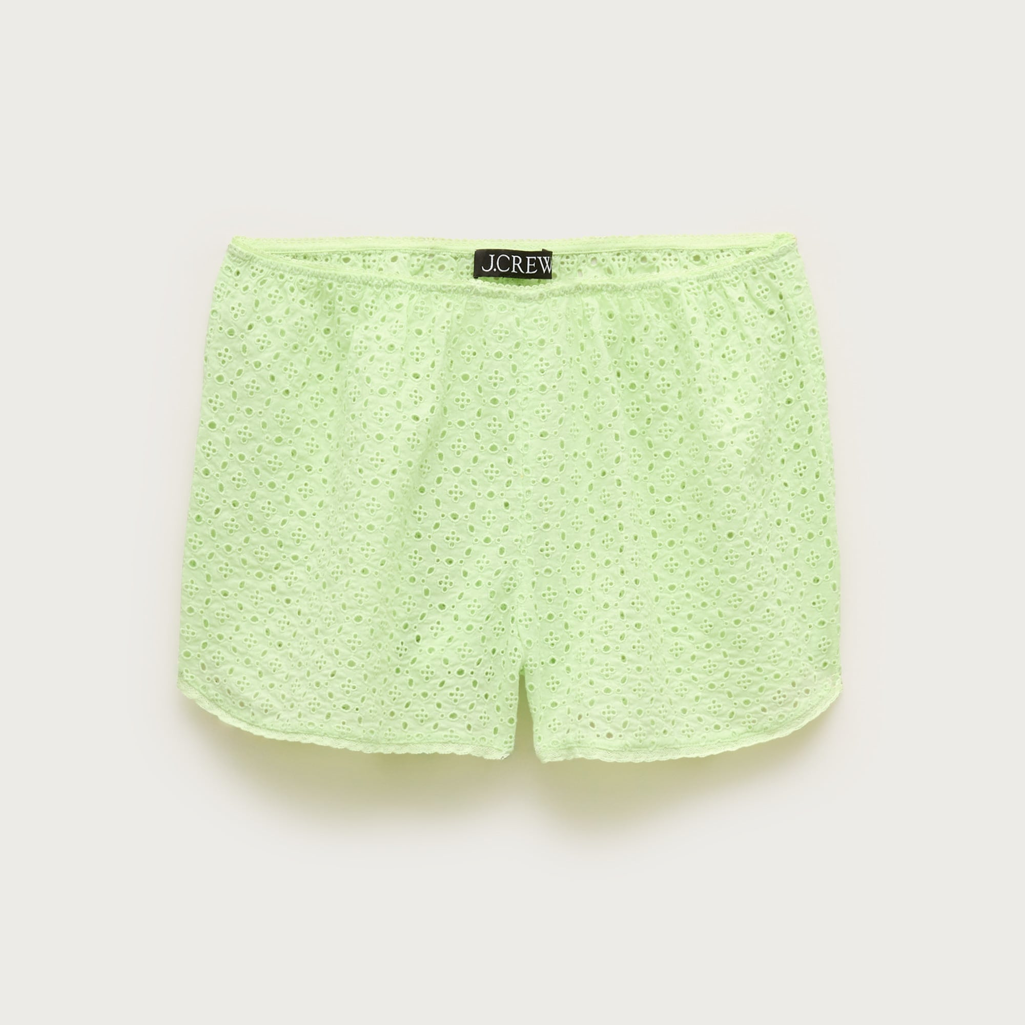 Cotton voile eyelet beach short | J. Crew US