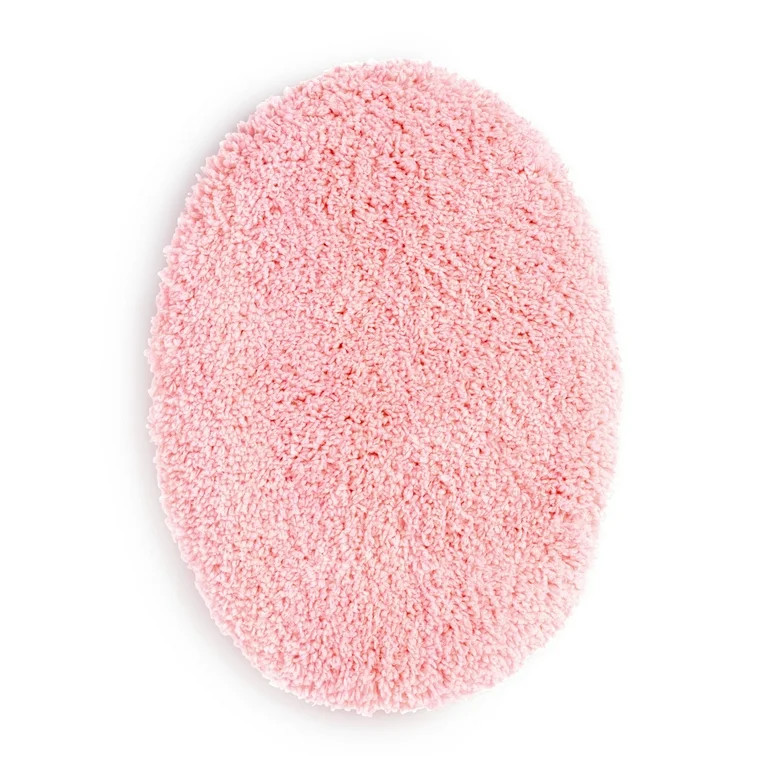 Mainstays Basic Pink Polyester 19" x 22" Toilet Lid Cover | Walmart (US)
