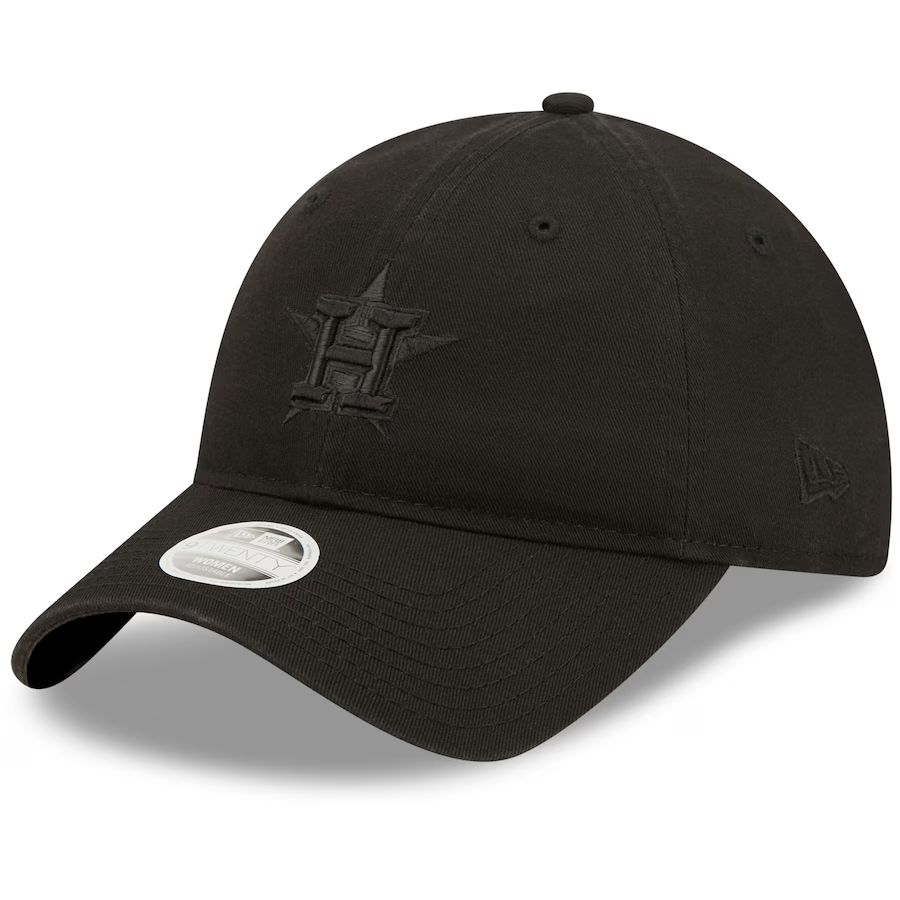 Women's Houston Astros New Era Black on Black Core Classic II 9TWENTY Adjustable Hat | MLB Shop