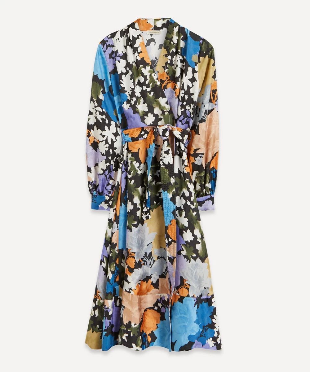 Reflection Silk Wrap-Dress | Liberty London (UK)