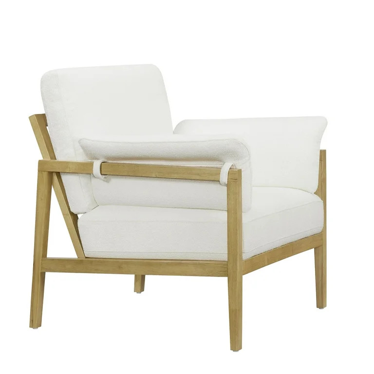 Beautiful Wrap Me Up Accent Chair with Removable Cushions by Drew, Cream | Walmart (US)