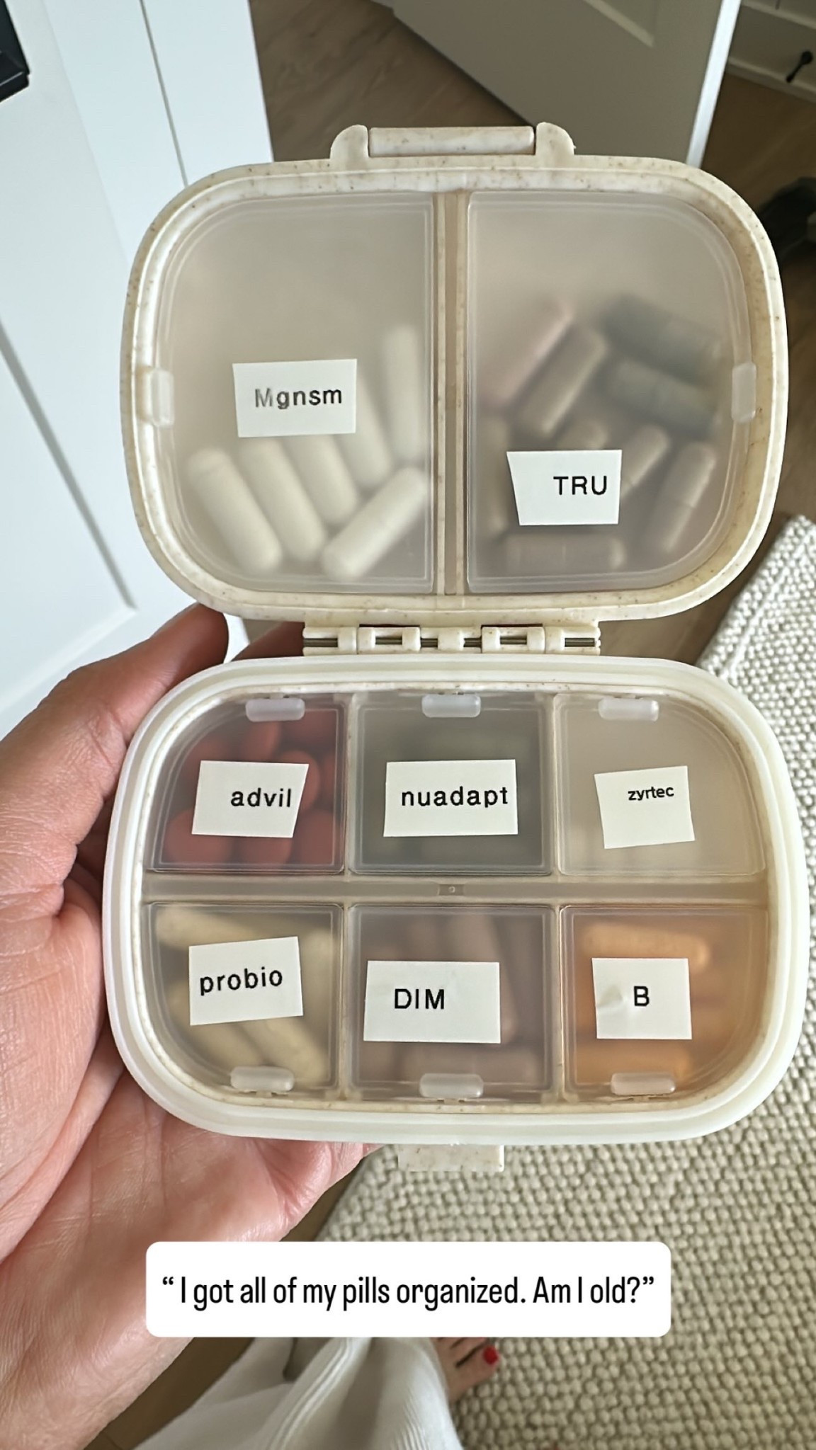 Stop traveling with 10 pill bottles 

#LTKTravel