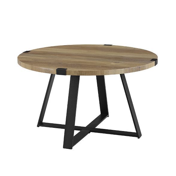 30" Metal Wrap Round Coffee Table - Saracina Home | Target