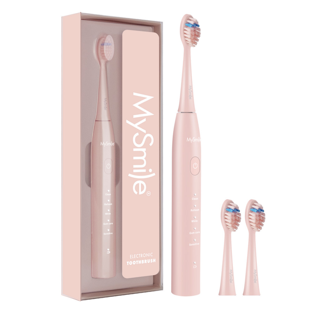 MySmile DY156 Essential Electric Toothbrush with 5 Modes - Pink | Ulta