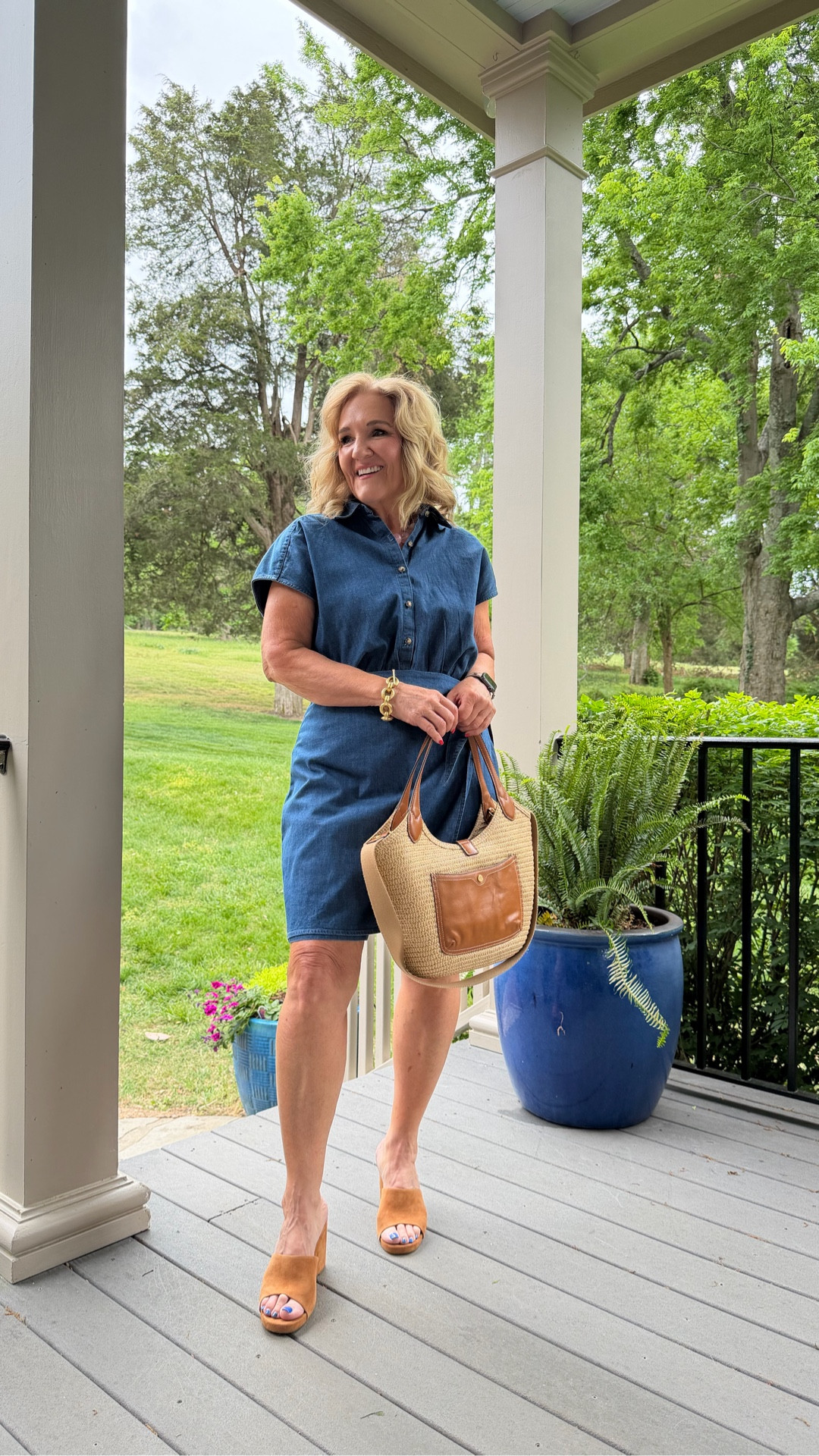 Loft haul! If I missed a size just ask! 
Chore jacket medium petite 
Shorts 29 reg and they rest on your hips 

Green linen pants medium
Pistachio blouse medium
Denim dress size 8 reg
White embroidered pocket pants size 8 reg
Short sleeve denim jacket medium reg
Crochet sweater medium reg
Green linen blend barrel pants size medium petite
Seersucker blazer 10 petite
Side knot tee size large petite
Brown stripe dress medium petite (it def needs a belt but fabulous once belted)
Linen blend top and pants size medium petite 
Drawstring barrel jeans 29 reg (very relaxed fit)
Puckered knit top size medium
Jacket (it is water repellant) medium
10% off my Eric Javits tote code NANETTE
AVARA 15% off code NANETTE15 on the sandals

Spring outfits vacation business casual outfits 

#LTKSeasonal #LTKOver40 #LTKSaleAlert

#LTKOver40 #LTKTravel