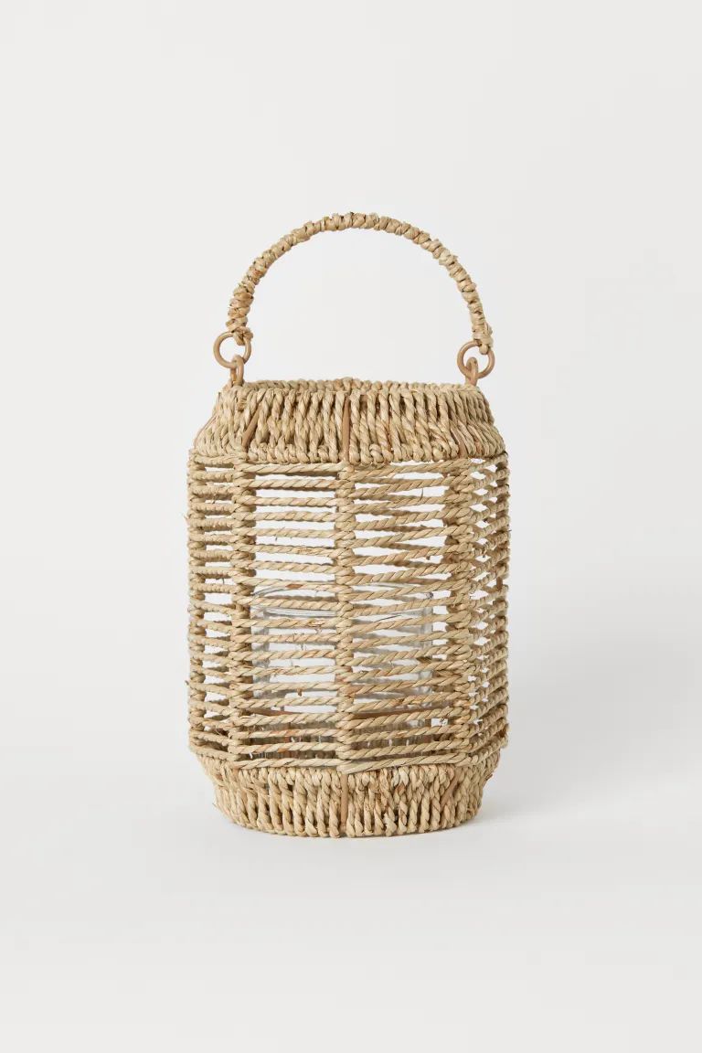 Seagrass Candle Lantern | H&M (US)