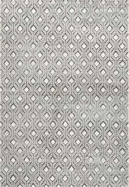 Beige Jane Honeycomb Trellis 8' x 10' Area Rug | Rugs USA