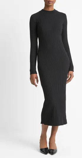 Long Sleeve Rib Maxi Dress | Nordstrom Rack