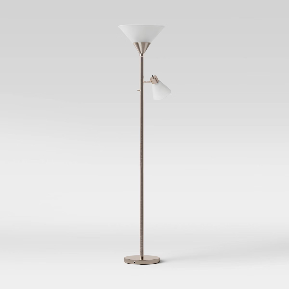 Mother Daughter Torchiere Floor Lamp with Glass Shade - Threshold™ | Target